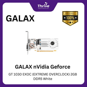 GALAX nVidia Geforce GT 1030 EXOC (EXTREME OVERCLOCK) 2GB DDR5 White