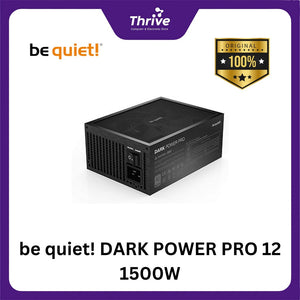 be quiet! DARK POWER PRO 12 1500W - Fully Modular - 80+ Titanium Certified - 10 Years Warranty - Number 1 PSU in Germany