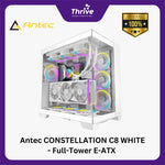 Load image into Gallery viewer, Antec CONSTELLATION C8 WHITE - Full-Tower E-ATX Gaming Case - Dual Chamber Design - 4mm Tempered Glass Side Panel - Right Side Full Mesh Panel - Type C Ready
