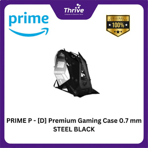 PRIME P - [D] Premium Gaming Case 0.7 mm STEEL BLACK
