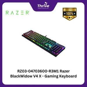 RZ03-04703600-R3M1 Razer BlackWidow V4 X - Mechanical Gaming Keyboard (Yellow Switch) - Fortnite Edition - US Layout - FRML