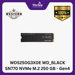 WDS250G3X0E WD_BLACK SN770 NVMe M.2 250 GB - Gen4