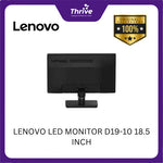 Load image into Gallery viewer, LENOVO LED MONITOR D19-10 18.5 INCH
