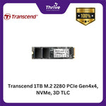 Load image into Gallery viewer, Transcend 1TB M.2 2280 PCIe Gen4x4, NVMe, 3D TLC
