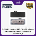 Load image into Gallery viewer, KLEVV R1 Portable SSD 1TB USB 3.2 Gen2 - K01TBPSSU2-PR1 - R1000MB/s W1000MB/s
