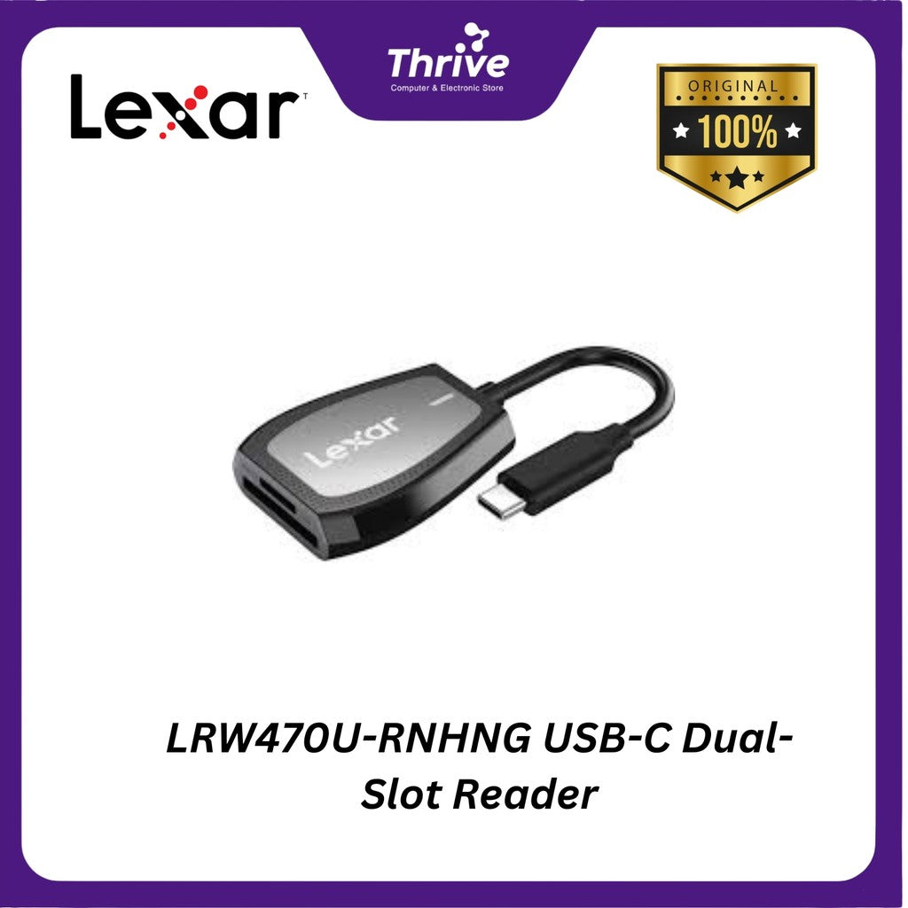 LRW470U-RNHNG USB-C Dual-Slot Reader - Sultan Store