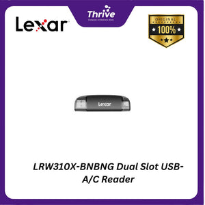 LRW310X-BNBNG Dual Slot USB-A/C Reader