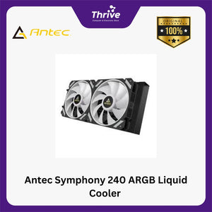 Antec Symphony 240 ARGB Liquid Cooler - Mirror ARGB Lighting Pump Head with ARGB PWM Fan