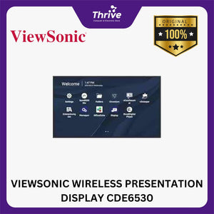 VIEWSONIC WIRELESS PRESENTATION DISPLAY CDE6530