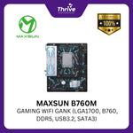 Load image into Gallery viewer, MAXSUN B760M GAMING WIFI GANK (LGA1700, B760, DDR5, USB3.2, SATA3)
