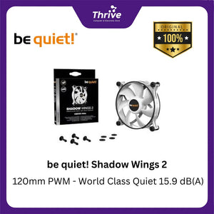 be quiet! Shadow Wings 2 - 120mm PWM - World Class Quiet 15.9 dB(A)