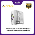 Load image into Gallery viewer, Antec DF800 FLUX WHITE - F-LUX Platform - Mirror Surface Effect - 4mm Tempered Glass Side Panel - FREE 3 PCS 12CM ARGB FANS + 2 PCS 12CM FAN
