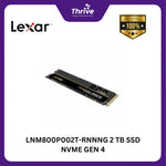 Load image into Gallery viewer, LNM800P002T-RNNNG 2 TB SSD NVME GEN 4
