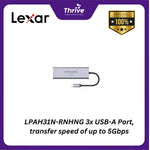 Load image into Gallery viewer, LPAH31N-RNHNG 3x USB-A Port, transfer speed of up to 5Gbps
