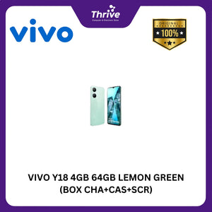 VIVO Y18 4GB 64GB LEMON GREEN (BOX CHA+CAS+SCR)