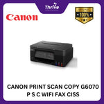 Load image into Gallery viewer, CANON PRINT SCAN COPY G6070 P S C WIFI FAX CISS
