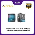 Load image into Gallery viewer, Antec DF800 FLUX BLACK - F-LUX Platform - Mirror Surface Effect - 4mm Tempered Glass Side Panel - FREE 3 PCS 12CM ARGB FANS + 2 PCS 12CM FAN
