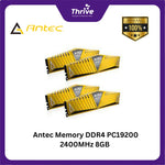 Load image into Gallery viewer, Antec Memory DDR4 PC19200 2400MHz 8GB (2x4GB) Dual Channel - Red Led - 2 PCS x AMD4UZ124001604G-5SR
