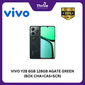 VIVO Y28 6GB 128GB AGATE GREEN (BOX CHA+CAS+SCR)