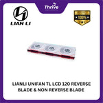 Load image into Gallery viewer, LIANLI UNIFAN TL LCD 120 REVERSE BLADE &amp; NON REVERSE BLADE : TL 120 LCD SINGLE PACK BLACK &amp; WHITE
