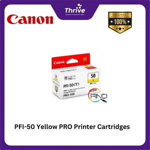 PFI-50 Yellow PRO Printer Cartridges