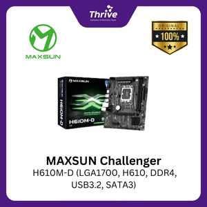 MAXSUN Challenger H610M-D (LGA1700, H610, DDR4, USB3.2, SATA3)