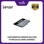 Load image into Gallery viewer, LMS1066512G-BNANG MicroSD Proffesional 1066x 160MB/s
