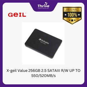 X-geil Value 256GB 2.5 SATAIII R/W UP TO 550/520MB/s