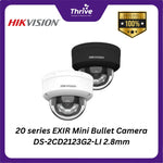 Load image into Gallery viewer, 20 series EXIR Mini Bullet Camera DS-2CD2123G2-LI 2.8mm
