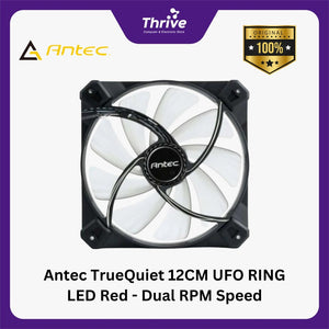 Antec TrueQuiet 12CM UFO RING LED Red - Dual RPM Speed