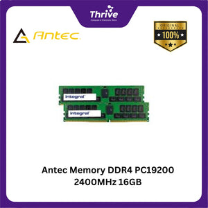 Antec Memory DDR4 PC19200 2400MHz 16GB (2x8GB) RGB Led - 2 PCS x AMD4UZ124001608G-5S