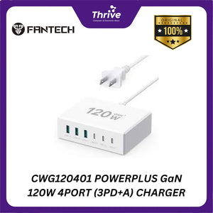 CWG120401 POWERPLUS GaN 120W 4PORT (3PD+A) CHARGER
