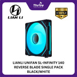 Load image into Gallery viewer, LIANLI UNIFAN SL-INFINITY 140 REVERSE BLADE SINGLE PACK BLACK/WHITE
