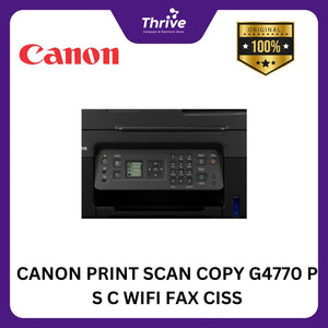 CANON PRINT SCAN COPY G4770 P S C WIFI FAX CISS