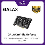 Load image into Gallery viewer, GALAX nVidia Geforce GTX 1650 4GB GDDR6 EX PLUS (1-Click OC) - DUAL FAN
