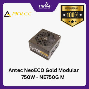 Antec NeoECO Gold Modular 750W - NE750G M - 80+ Gold Certified - Fully Modular - 7 Years Warranty