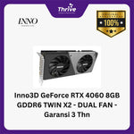 Load image into Gallery viewer, Inno3D GeForce RTX 4060 8GB GDDR6 TWIN X2 - DUAL FAN - Garansi 3 Thn