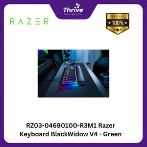 RZ03-04690100-R3M1 Razer Keyboard BlackWidow V4 - Green