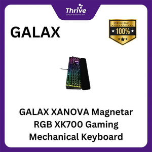 GALAX XANOVA Magnetar RGB XK700 Gaming Mechanical Keyboard - FREE Wrist Rest - Cherry MX Blue Switch