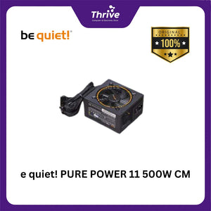 be quiet! PURE POWER 11 500W CM - Modular - 80+ Gold Certified - 5 Years Warranty - Number 1 PSU in Germany