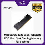 Load image into Gallery viewer, MD16GK2D4320016XRGB XLR8 RGB Heat Sink Gaming Memory for desktop
