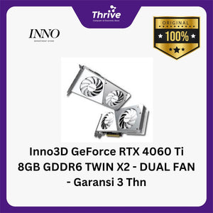 Inno3D GeForce RTX 4060 Ti 8GB GDDR6 TWIN X2 - DUAL FAN - Garansi 3 Thn