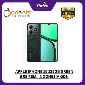 APPLE IPHONE 15 128GB GREEN GRS RSMI INDONESIA GDN