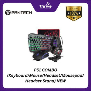 P51 COMBO (Keyboard/Mouse/Headset/Mousepad/Headset Stand) NEW