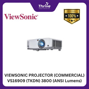 VIEWSONIC PROJECTOR (COMMERCIAL) VS16909 (TKDN) 3800 (ANSI Lumens)