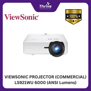 VIEWSONIC PROJECTOR (COMMERCIAL) LS921WU 6000 (ANSI Lumens)