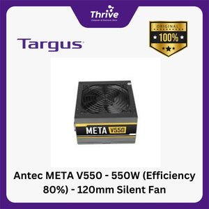 Antec META V550 - 550W (Efficiency 80%) - 120mm Silent Fan - 2 Years Warranty Replacement