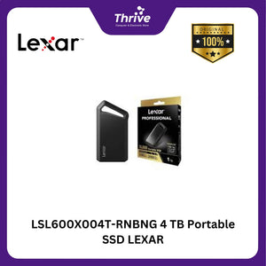 LSL600X004T-RNBNG 4 TB Portable SSD LEXAR