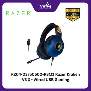 RZ04-03750500-R3M1 Razer Kraken V3 X - Wired USB Gaming Headset - Fortnite Edition - FRML Packaging