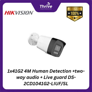 1x41G2 4M Human Detection +two-way audio + Live guard DS-2CD1041G2-LIUF/SL